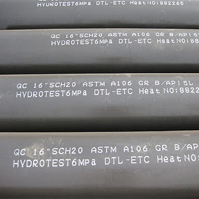 जस्ती एएसटीएम ए 106 कार्बन सीमलेस स्टील पाइप 4 मिमी